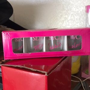 Sex and the city shot glasses
